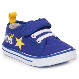 Baskets velcro bleues Atletico pour garçon