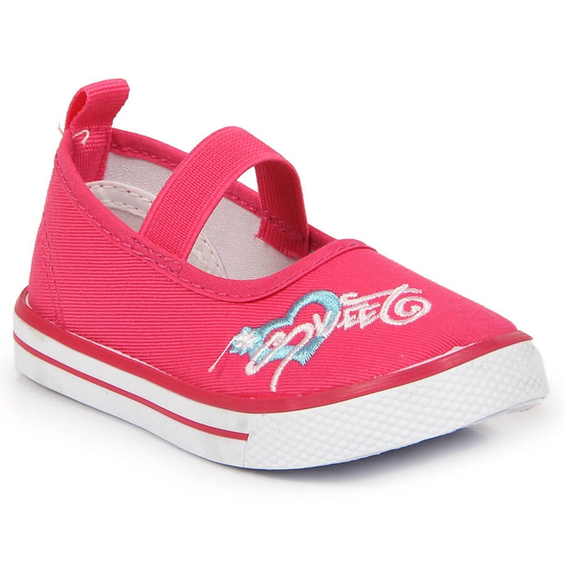 Ballerines fille avec élastique rose Atletico