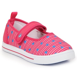Baskets ballerines fille avec velcro Atletico rose Baskets ballerines fille avec velcro Atletico rose