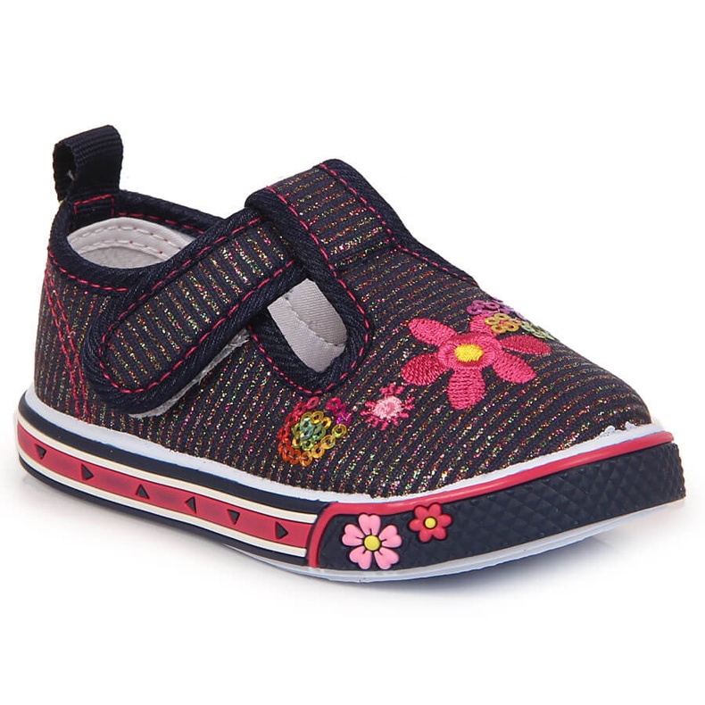 Baskets Atletico bleu marine pour fille