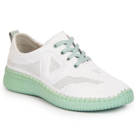 Chaussures de sport femme en cuir Artiker blanc blanche