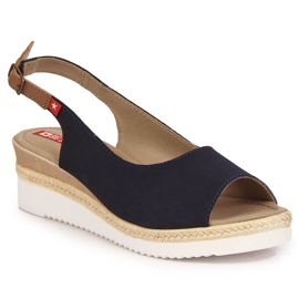 Sandales bleu marine femme Big Star JJ276046 Sandales bleu marine femme Big Star JJ276046