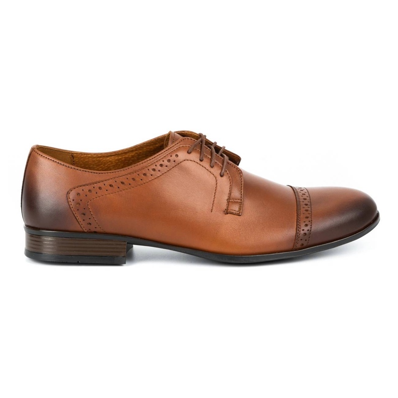 Olivier Chaussures habillées en cuir pour hommes A34 Kb marron brun