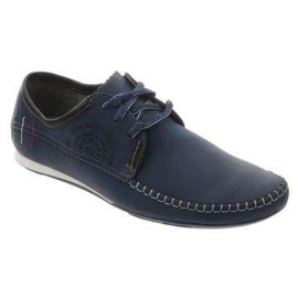 Lemar Mocassins homme à lacets 872 bleu marine Lemar Mocassins homme à lacets 872 bleu marine