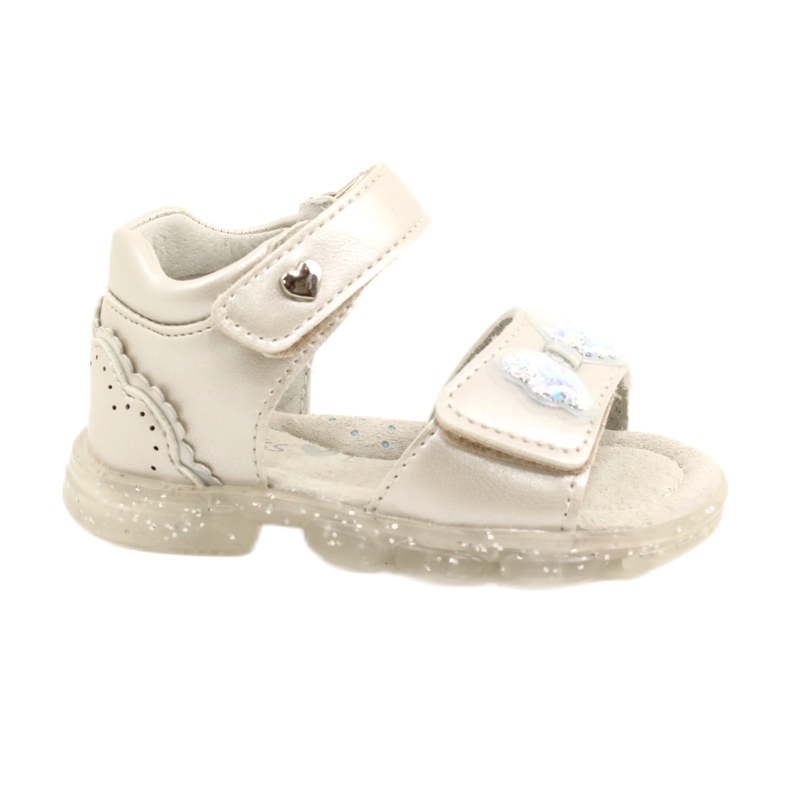 Evento Sandales des filles avec un arc 22Z23-4780 Silver argent Evento Sandales des filles avec un arc 22Z23-4780 Silver argent