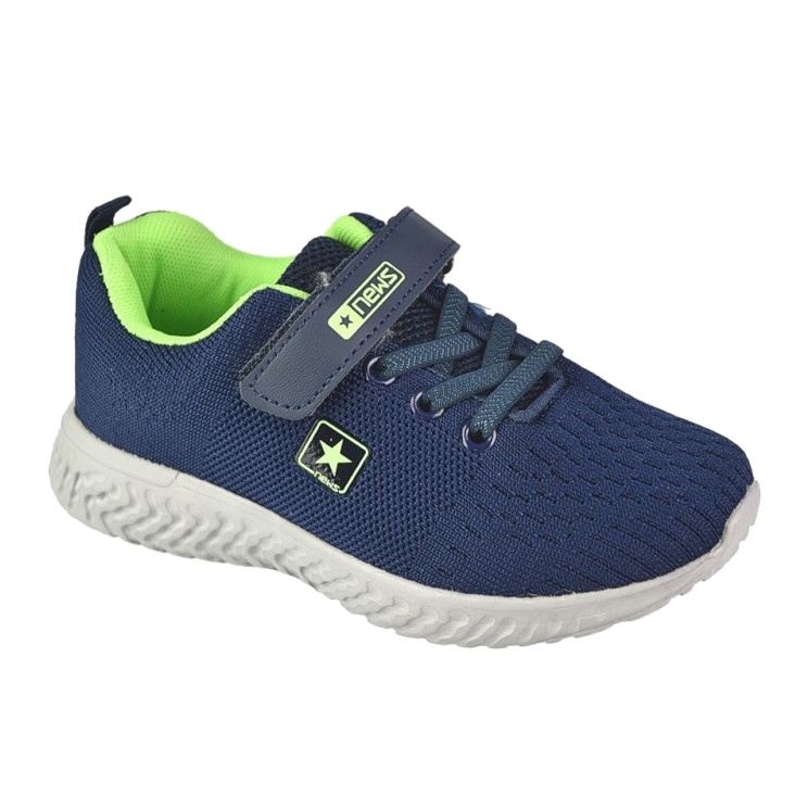 NEWS Chaussures de sport à scratch 22DZ23-4843-M Bleu marine