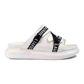 Pantoufles blanches LA.FI confortables