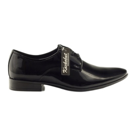 Chaussures classiques pour hommes Kazkobut 2620 noir le noir
