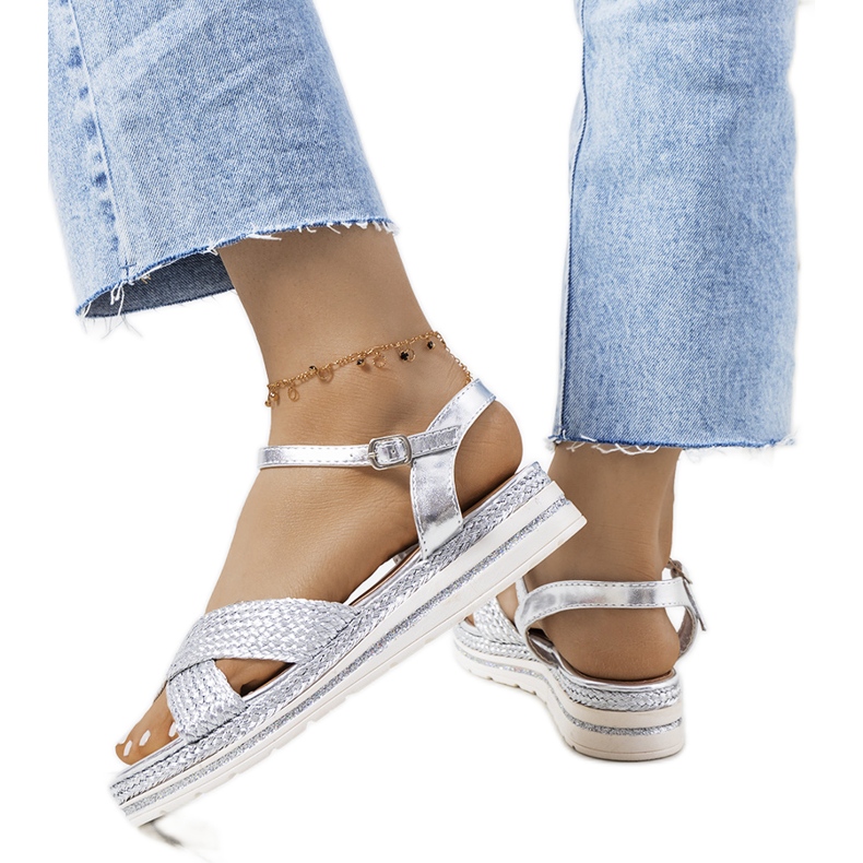 Sandales Chirnside argentées pour femme