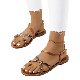 Sandales femme Wiener marron brun Sandales femme Wiener marron brun