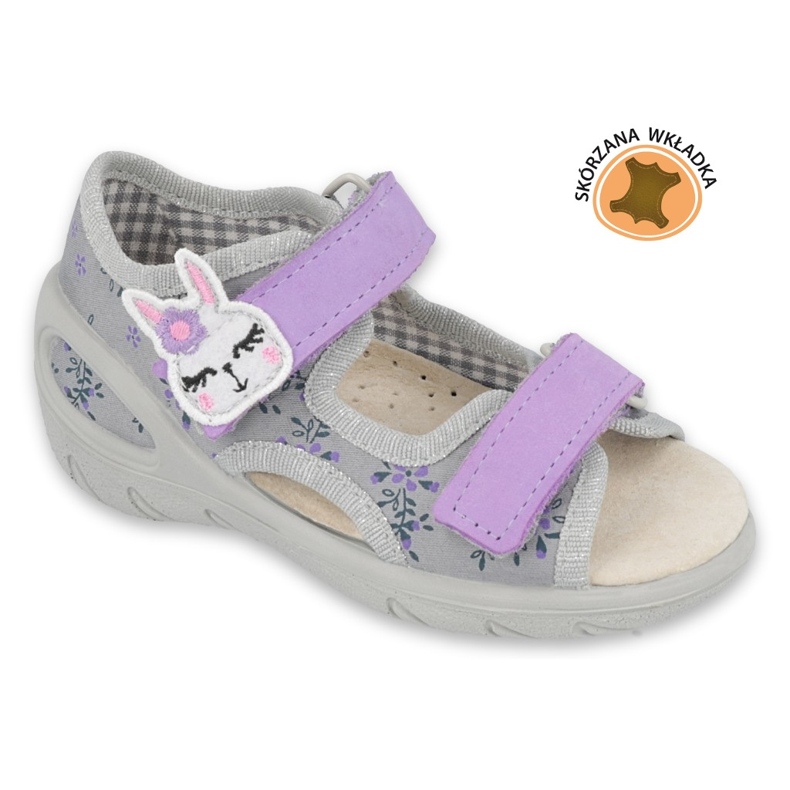 Befado chaussures pour enfants pu 065P150 violet gris
