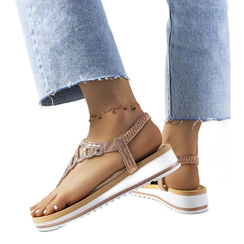 Sandales à plateforme Ahola roses Sandales à plateforme Ahola roses