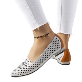 Ballerines ajourées Jarrett grises