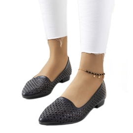 Ballerines noires ajourées Jarrett