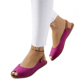 Sandales roses à tige Bene