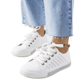 Baskets Tuuri femme blanches et grises Baskets Tuuri femme blanches et grises