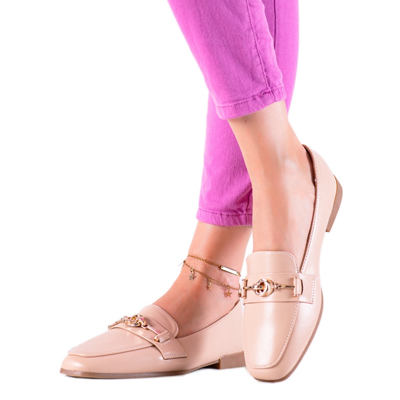 Lovery Mocassins élégants beige