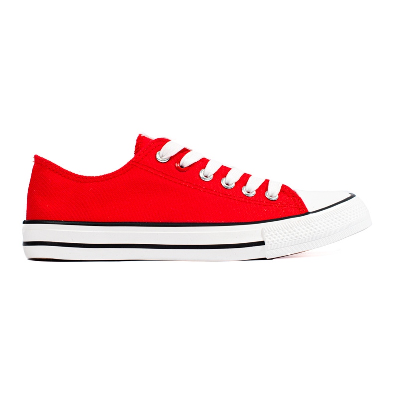 Baskets LA.FI classiques rouge