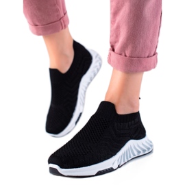 J. Star Chaussures de sport à enfiler noir