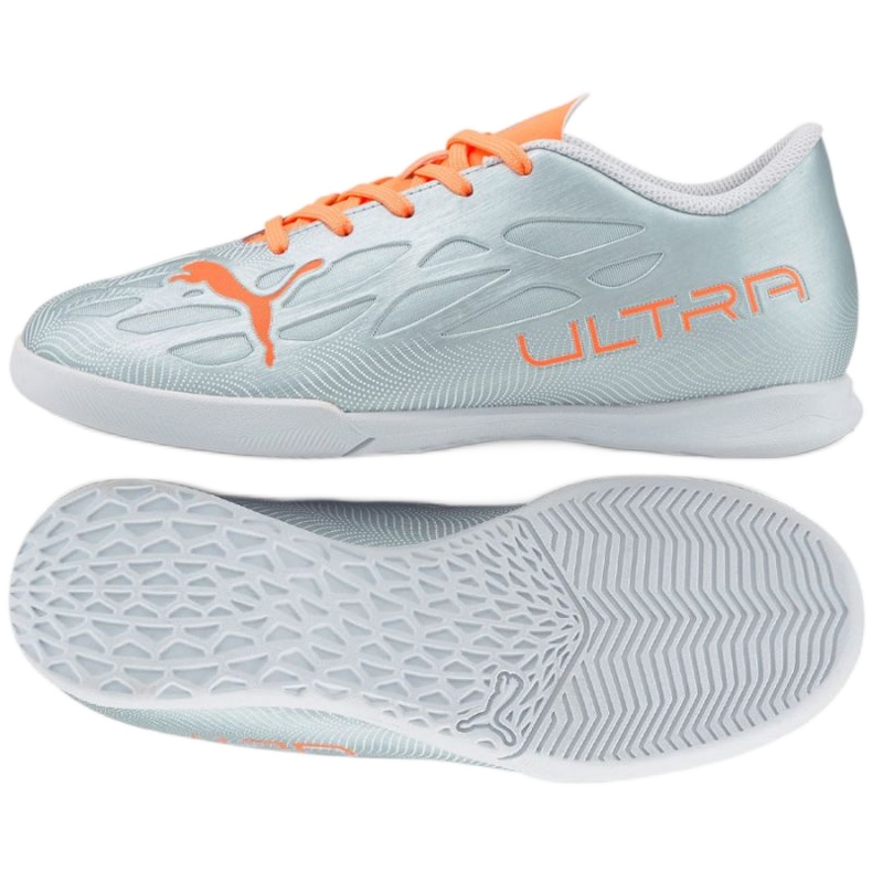 Chaussures de foot Puma Ultra 4.4 It Jr 106746 01 gris argent Chaussures de foot Puma Ultra 4.4 It Jr 106746 01 gris argent