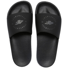 4F W H4L22-KLD002 chaussons 20S noir