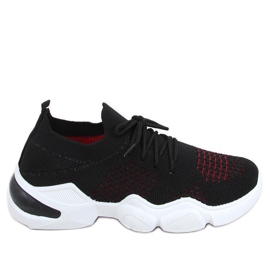 Chaussettes noires Harri le noir rouge Chaussettes noires Harri le noir rouge