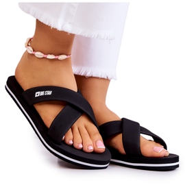 Chaussons mousse femme Big Star JJ274A338 Noir le noir