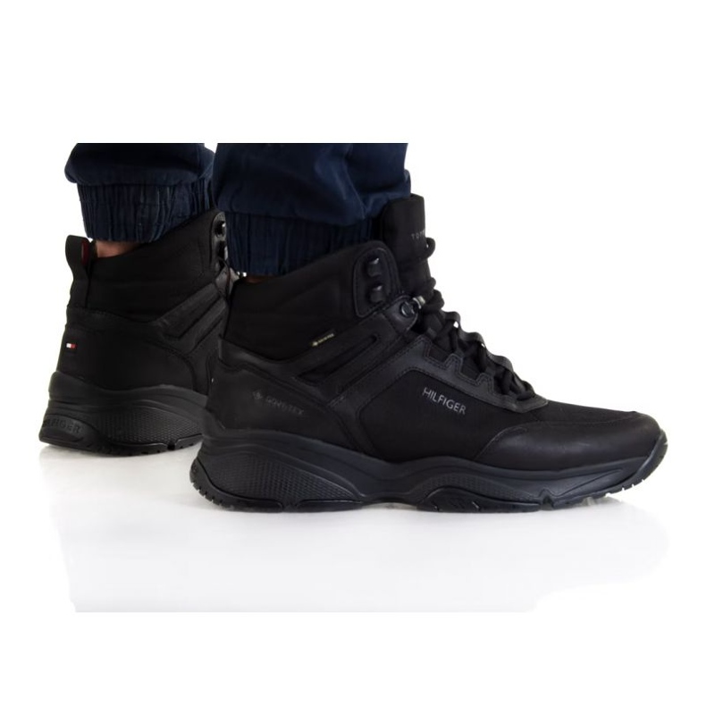 Tommy Hilfiger High Sneaker Boot Gore-Tex M FM0FM03935 le noir