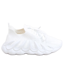 Ineng White chaussettes chaussures de sport blanche Ineng White chaussettes chaussures de sport blanche