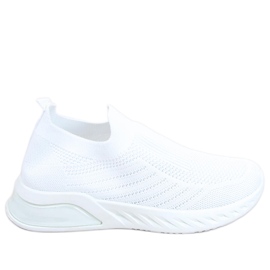 Agua White chaussettes chaussures de sport blanc