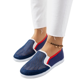 Baskets Annika bleu marine