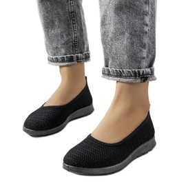 Baskets noires ajourées Ilse