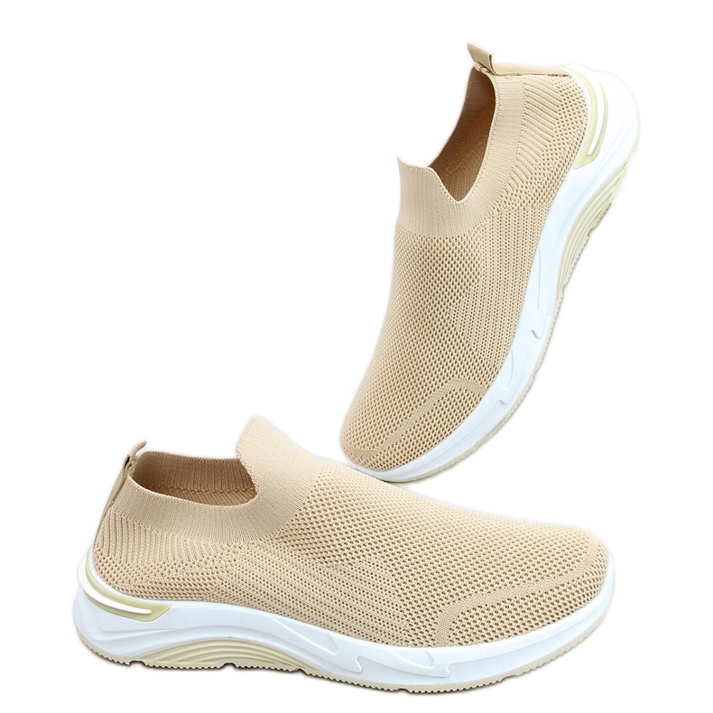 Chaussures de sport chaussettes Bloom Beige Chaussures de sport chaussettes Bloom Beige