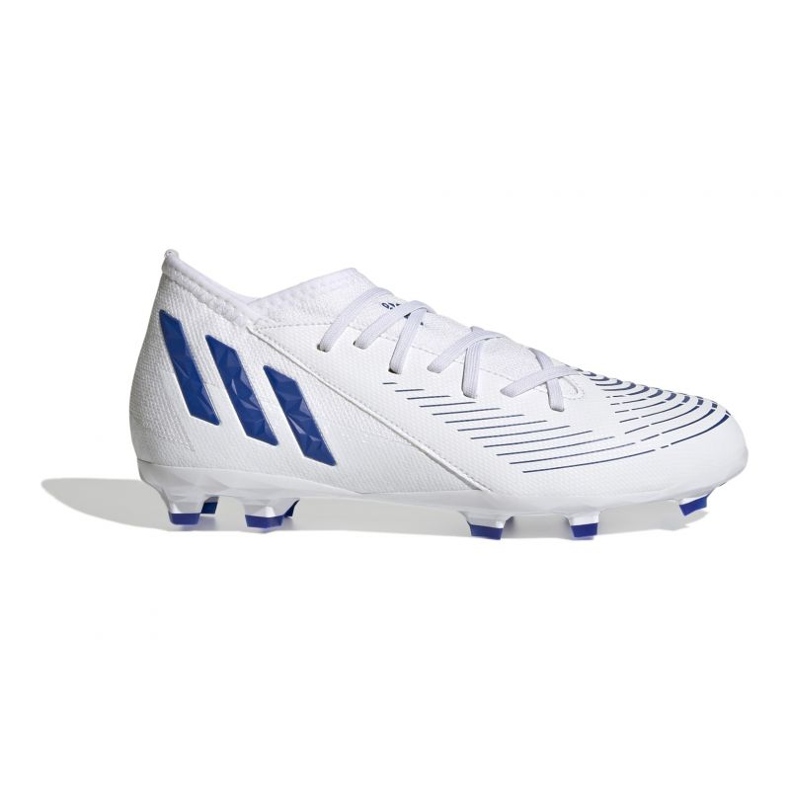 Chaussures de football Adidas Predator Edge.3 Fg Jr GX5211 blanche blanche Chaussures de football Adidas Predator Edge.3 Fg Jr GX5211 blanche blanche