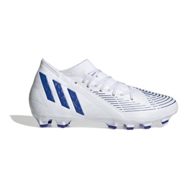 Chaussures de football Adidas Predator Edge.3 Mg M GY8057 blanche blanche