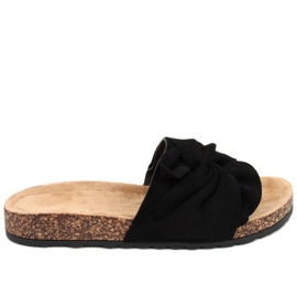 Claquette Dakota en liège noir