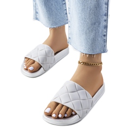 Chaussons caoutchouc argent Lind