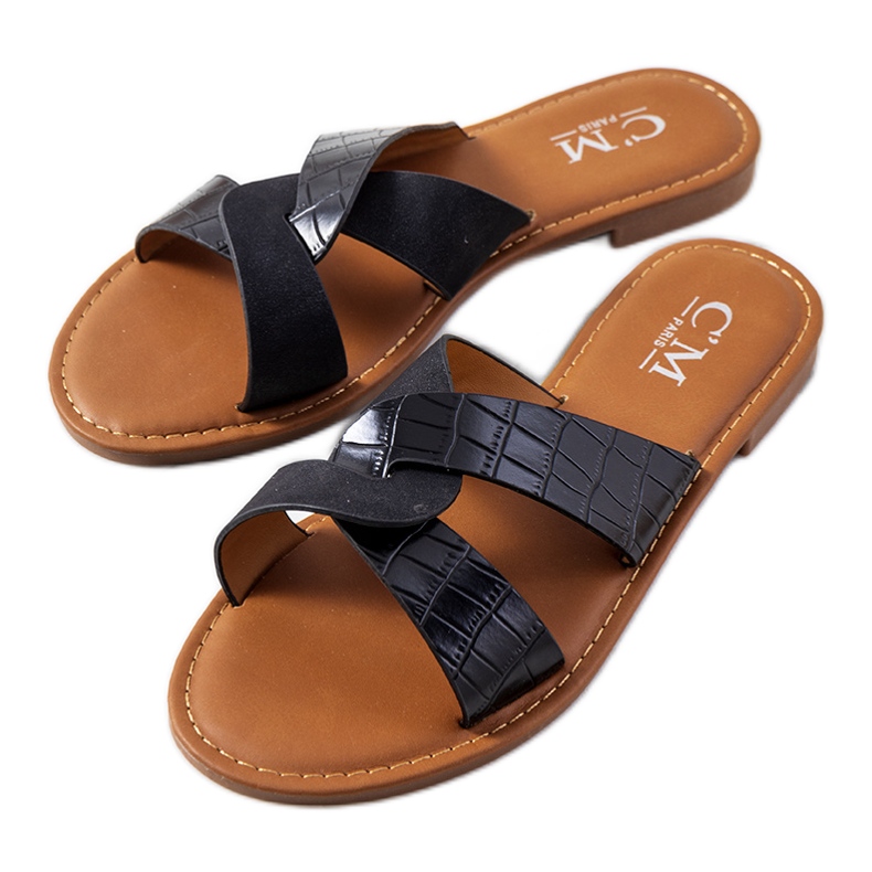 Chaussons Dinka élégants noirs le noir Chaussons Dinka élégants noirs le noir