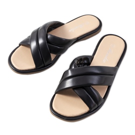 Chaussons Thines femme noir le noir
