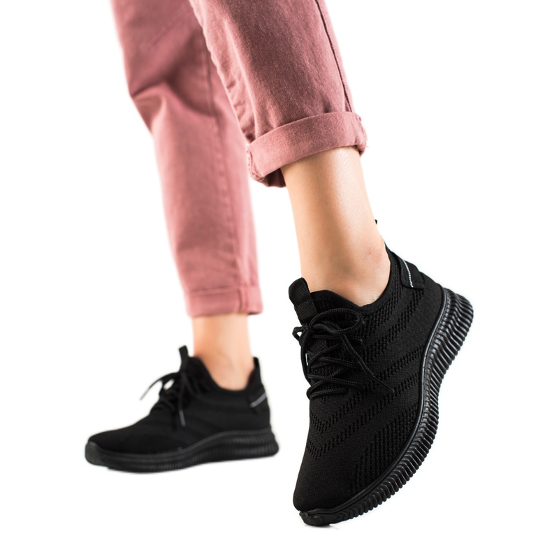 DK Chaussures de sport confortables le noir