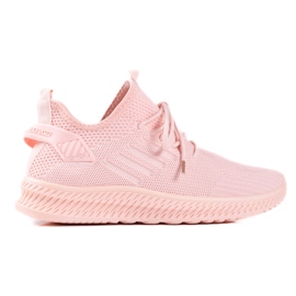 Sweet Shoes Chaussures de sport en textile roses Sweet Shoes Chaussures de sport en textile roses