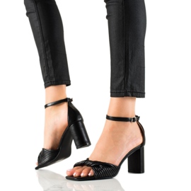 Cm Paris Sandales à talons hauts le noir