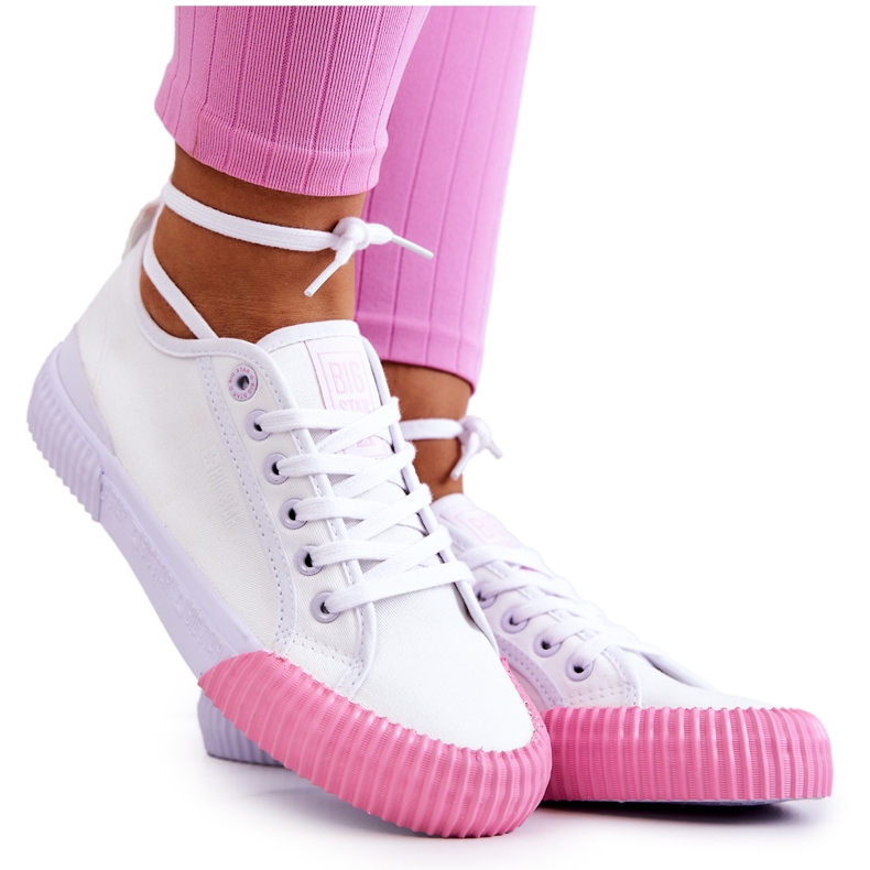 Matière Baskets Big Star JJ274111 Baskets blanches