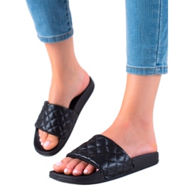 Cm Paris Pantoufles Noires