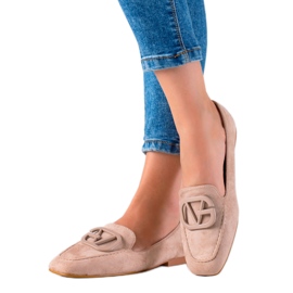 Seastar Mocassins en daim élégants beige brun
