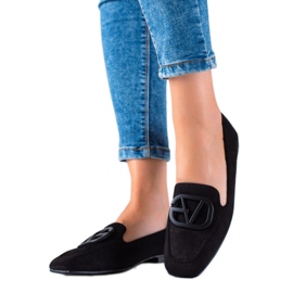 Seastar Mocassins en daim élégants le noir