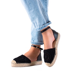 Seastar Espadrilles tressées noir