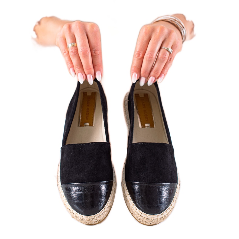 DK Espadrilles Noires Sur La Plateforme le noir