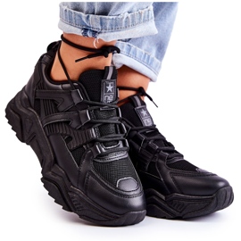 Chaussures de sport femme Baskets Noir Daren