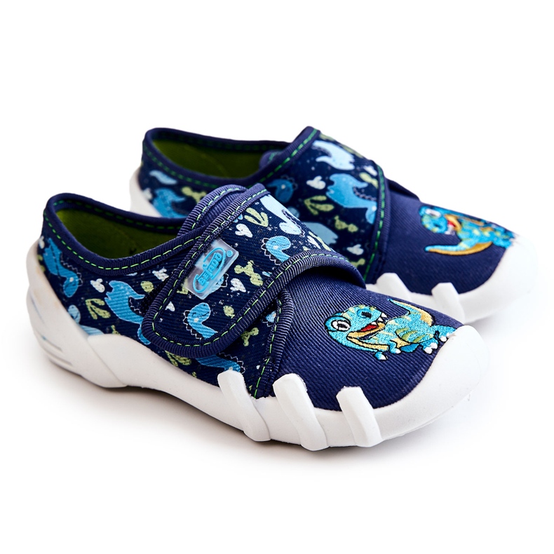 BEFADO S.A. Chaussures Chaussons Befado Velcro Dinosaure 273X341 Bleu Marine BEFADO S.A. Chaussures Chaussons Befado Velcro Dinosaure 273X341 Bleu Marine